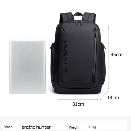 Arctic Hunter backpack Bag | 15.6-inch | Polyester Fiber | Waterproof | Multipler Storage | USB | Shoulder Strap Card Pocket | Sunglasses Hook