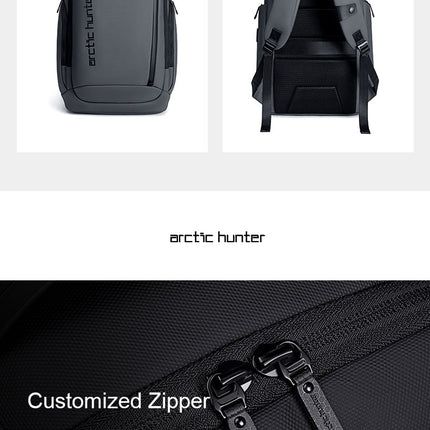 Arctic Hunter backpack Bag | 15.6-inch | Polyester Fiber | Waterproof | Multipler Storage | USB | Shoulder Strap Card Pocket | Sunglasses Hook