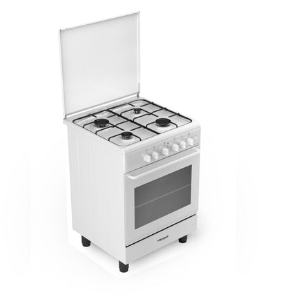 FREE STANDING ELECTRIC OVEN WITH GAS TOP