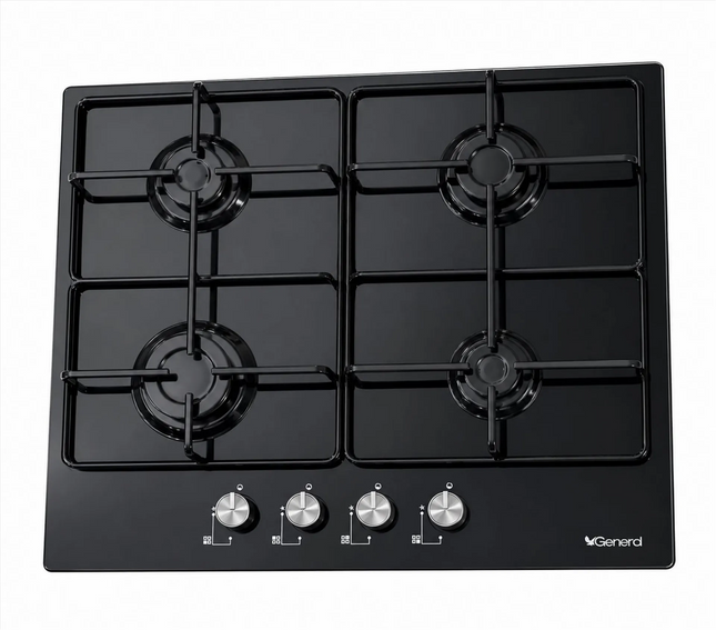 4 GAS HOB BLACK 60CM