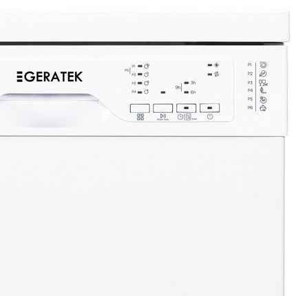 Geratek Ellmau Freestanding Dishwasher 45cm | Stainless Steel Interior | Overflow &amp; Backflow Protection |