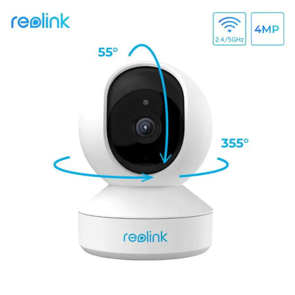 Reolink E Series E330 E1 Pro - 4MP Indoor Security Camera, Person/Pet Detection, Auto Tracking, 2.4/5 GHz Wi-Fi, Two-Way Audio