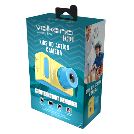 Volkano Kids camera Shutterbug series HD Action Cam - Blue