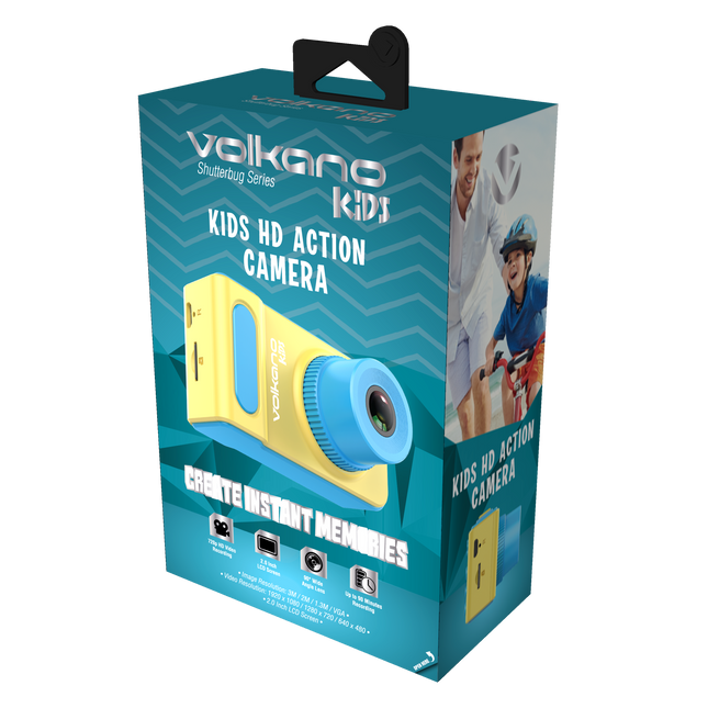 Volkano Kids Shutterbug series HD Action Cam - Blue