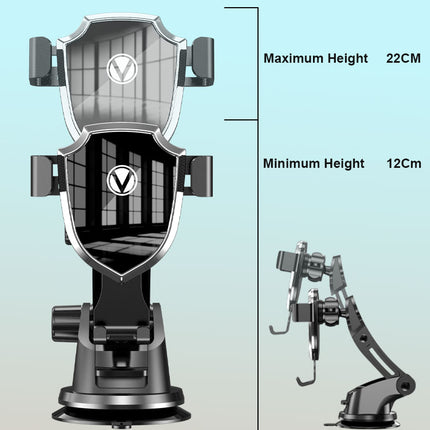 Prochimps Car Phone Holder | Mechanical Gear | Gravity Automatic Lock | 360 Degree Rotation