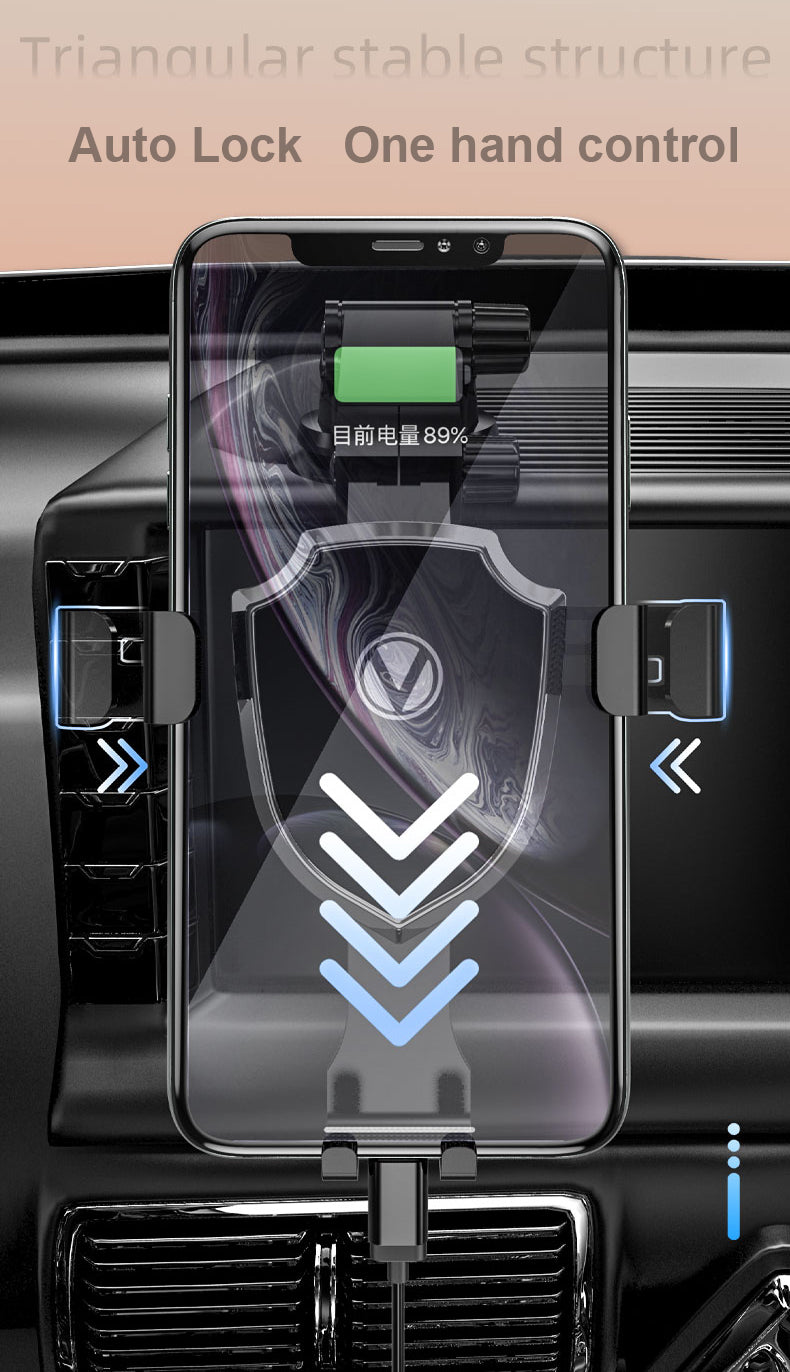 Prochimps Car Phone Holder | Mechanical Gear | Gravity Automatic Lock | 360 Degree Rotation