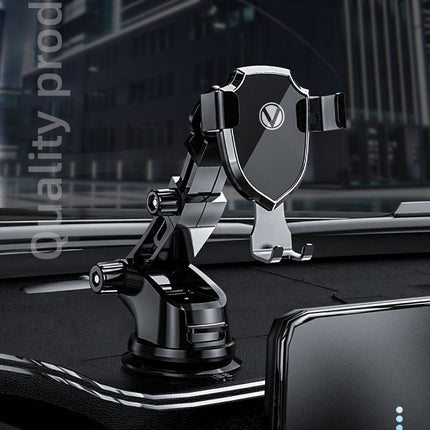 Prochimps Car Phone Holder | Mechanical Gear | Gravity Automatic Lock | 360 Degree Rotation