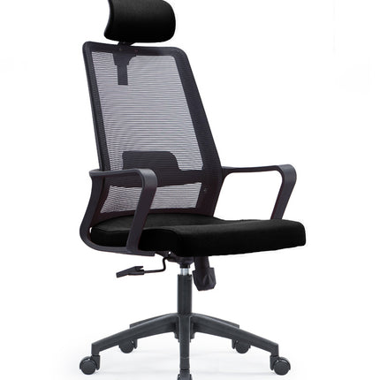 Prochimps Office Chair with Ergonomic Design, High Resilience Sponge, Fabric Mesh Back, and Adjustable Headrest for Ultimate Comfort and Support.