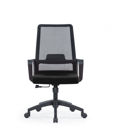 Office Chair with Lumbar Support, Height Adjustable, Swivel, and Mesh Back for Home Office