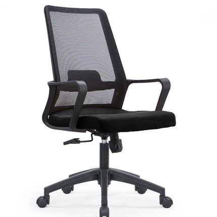 Office Chair with Lumbar Support, Height Adjustable, Swivel, and Mesh Back for Home Office