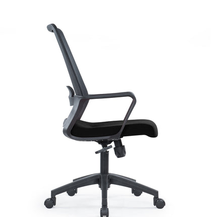 Office Chair with Lumbar Support, Height Adjustable, Swivel, and Mesh Back for Home Office