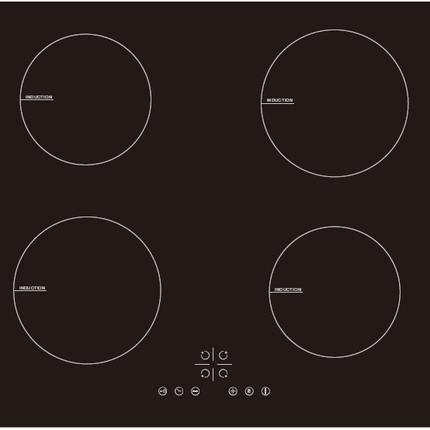HYUNDAI Built-in Induction Hob 7200W | Touch Control | Easy to Clean Surface | 590x520x62 mm