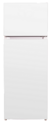 Richome with top mounted fridge with white color