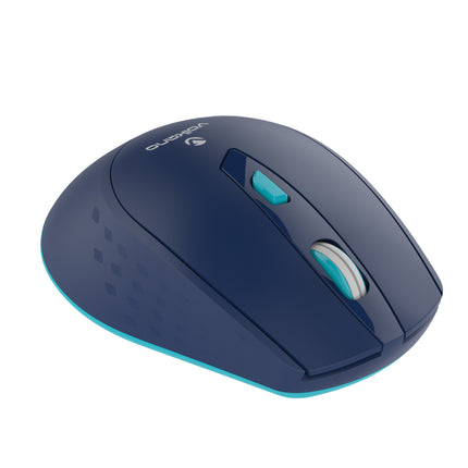 Volkano Chrome Series 2.4Ghz Wireless Ergonomic - Blue | Black