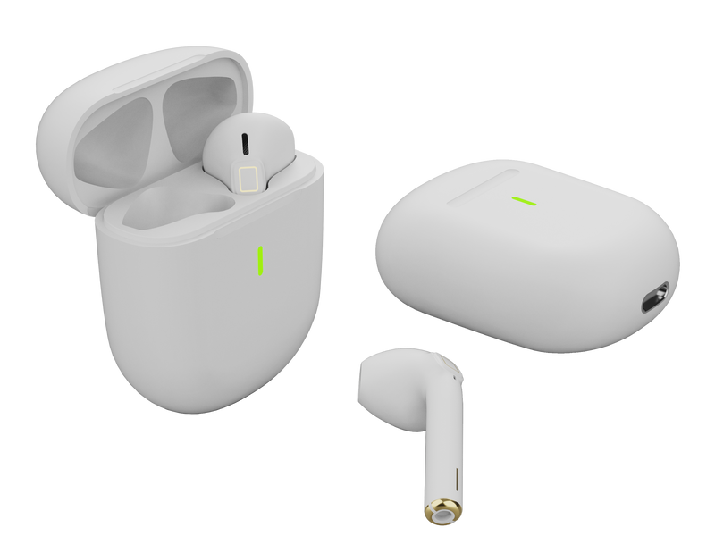 TWS Earbods with rubber oil surface |  > 5 hours Battery Working | Type C | 1 hour Charging Time