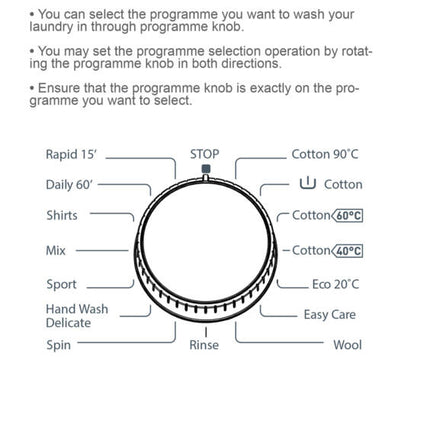 AVG 7kg Washing Machine | 1000 RPM Spin Speed, 15 Wash Programs, Quick Wash, Child Lock