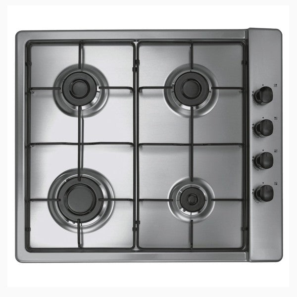 4-Burner Gas Hob | 60cm | Inox Body | Auto Ignition & Safety Features
