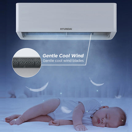 Hyundai Air Conditioner 12000BTU – A++ Cooling & A+++ Heating, DC Inverter, Low Noise