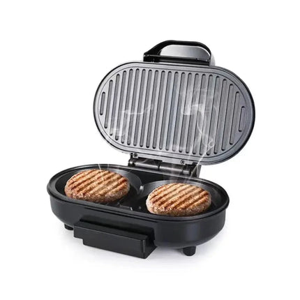 Sonifer burger Maker| Dual Sandwich | Stainless steel case | Short cooking time | Automatic temperature control