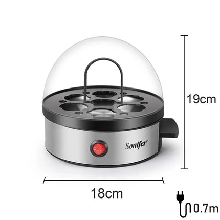 Sonifer Electric Egg Boiler Steamer |  Multipurpose Cooker Stainless steel | 350W