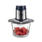 Sonifer Food Chopper | 2.5L Capacity | Thickened Glass Bowl | 400W | Safety buckle | Non-slip Rubber Base