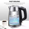 Sonifer Electric Kettle | Stainless Steel |1.7L Capacity | Water Filter with Heating Base