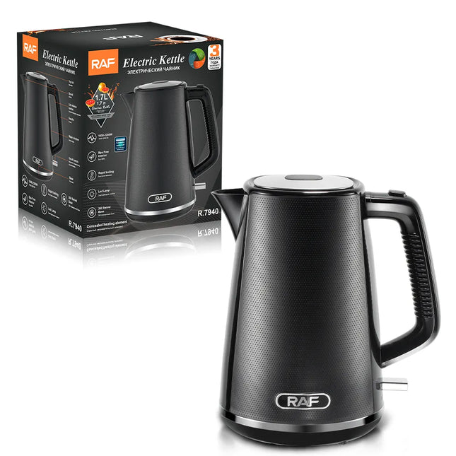 Electric Kettle | Auto Shut Off | Fast Heating Boiler | 2200W