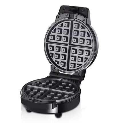 RAF Waffle Maker: Electric, Non-Stick Mini Waffle Maker with Interchangeable Plates, 600W, Stainless Steel, CE Certified, Easy Operation for Breakfast Making