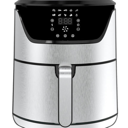 Kumtel Air Fryer 8.5L | 1800W, Inox, 60-Min Timer, Rapid Air Circulation, Keep Warm