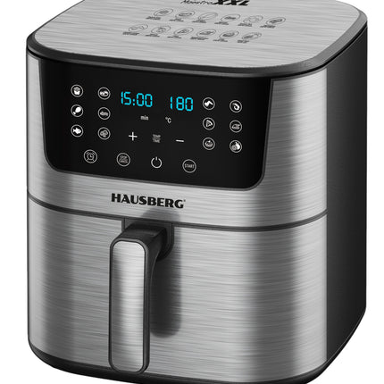 HAUSBERG Air Fryer 7.5 L | Digital Display | 200°C | Overheating protection