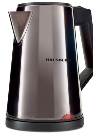 HAUSBERG ELECTRIC DOUBLE THERMOSTAT STEEL KETTLE