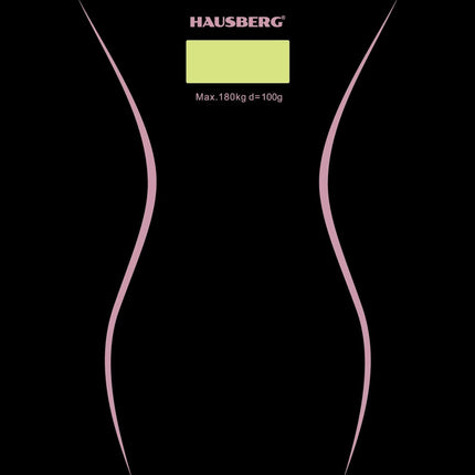 HAUSBERG GLASS BATHROOM SCALE