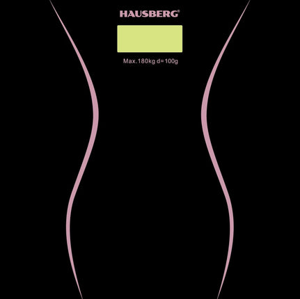 HAUSBERG GLASS BATHROOM SCALE