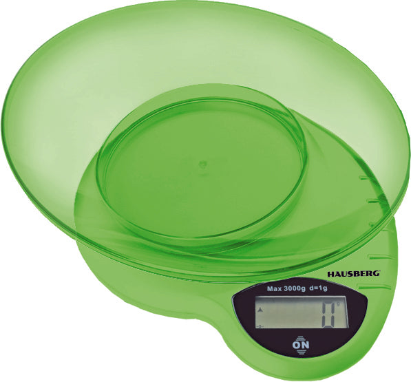 HAUSBERG PLASTIC DIGITAL KITCHEN SCALE