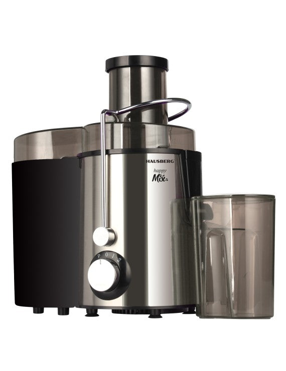 Hausberg Electric Steel Fruit Juicer - HB-7645IN - Stainless Steel