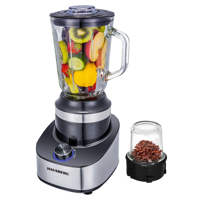Hausberg 2-in-1 Blender | 500W | 1.5 L Capacity | Copper Motor