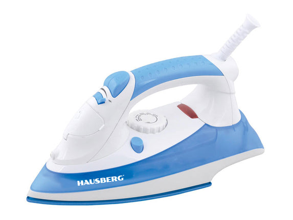 HAUSBERG ELECTRIC IRON WITH CERAMIC SOLEPLATE