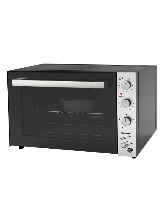 Hausberg Electric Midi Oven with Fan and Double Glass 71L - HB-8020B
