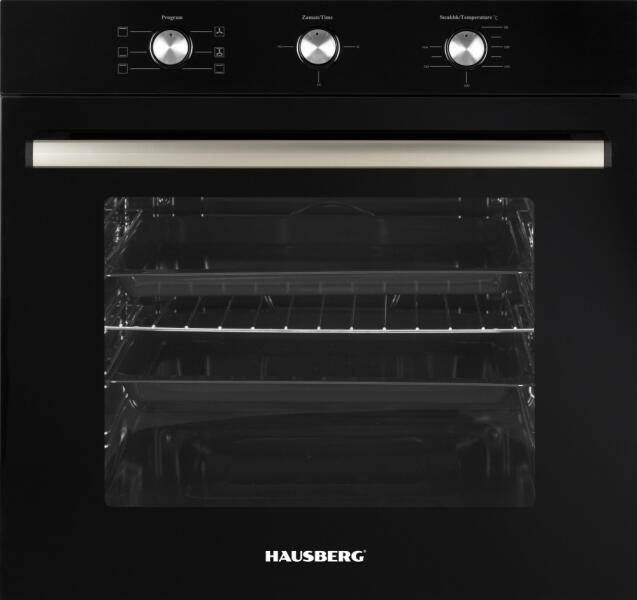 Hausberg Electric Built-In Oven 71L with Turbo Fan - HB-8053NG - Black