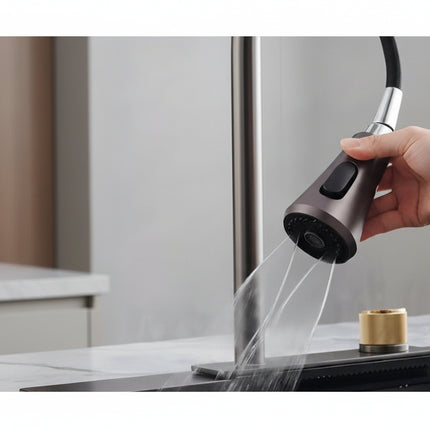 HAUSBERG Digital Multifunctional Stainless Steel Sink Set - HB-C 9955NG