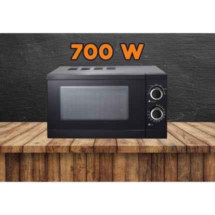 Microwave Oven Hausberg HB8005NG, 23L, 700W, Mechanical, Black