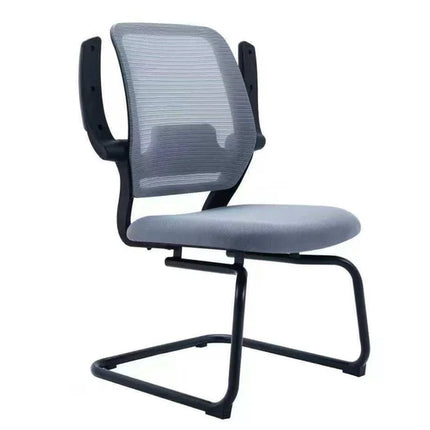 Ergonomic Home Office Chair with Movable Arms – Solid Leg Base