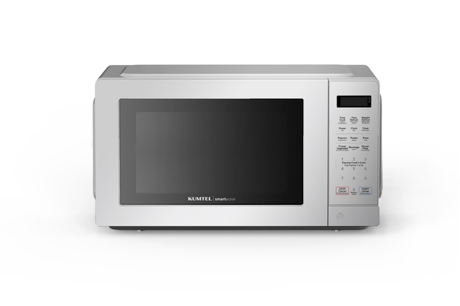 Kumtel Microwave Oven Inverter 700W 20L | Auto Cooking Menu, Digital Timer, Child Safety Lock