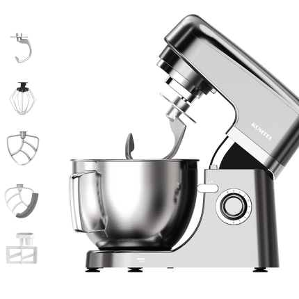 Kumtel Stand Mixer | 8 Speeds | Overheat Protection | 5L Metal Bowl Capacity