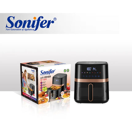 Sonifer Digital Electric Air Fryer | 1500W | Non-Stick | 5.5L Capacity