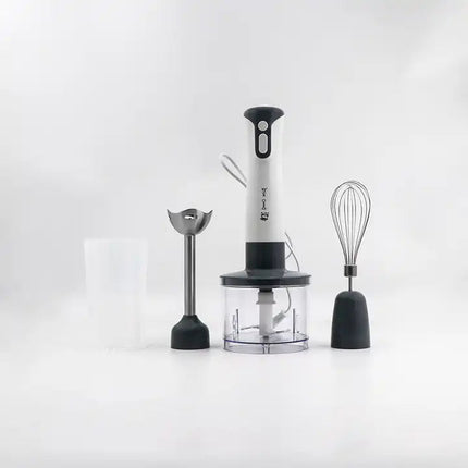 RAF  5-in-1 Hand Blender | 2000W | 4-Blade | 2 Buttons | Fast Start | 500ml Blender Jar