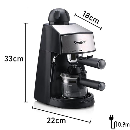 Sonifer Automatic Espresso - Coffee Maker | 3.5Bar | 220V | 240ML