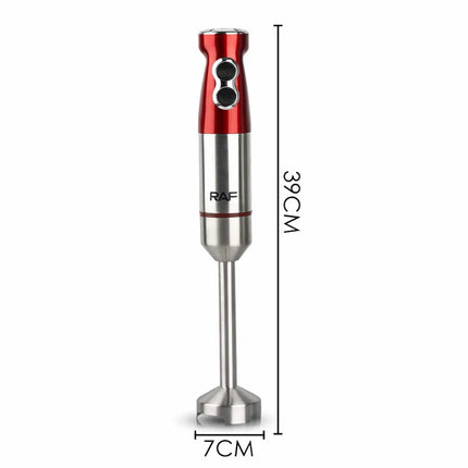 RAF Hand Blender | 1000W | Stainless steel | 2 Blades