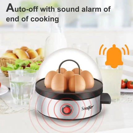 Sonifer Electric Egg Boiler Steamer |  Multipurpose Cooker Stainless steel | 350W