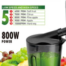 Sonifer Electric Juice Extractor | 500ml Juice Cup | 800W | High Speed DC Motor | Digital Display